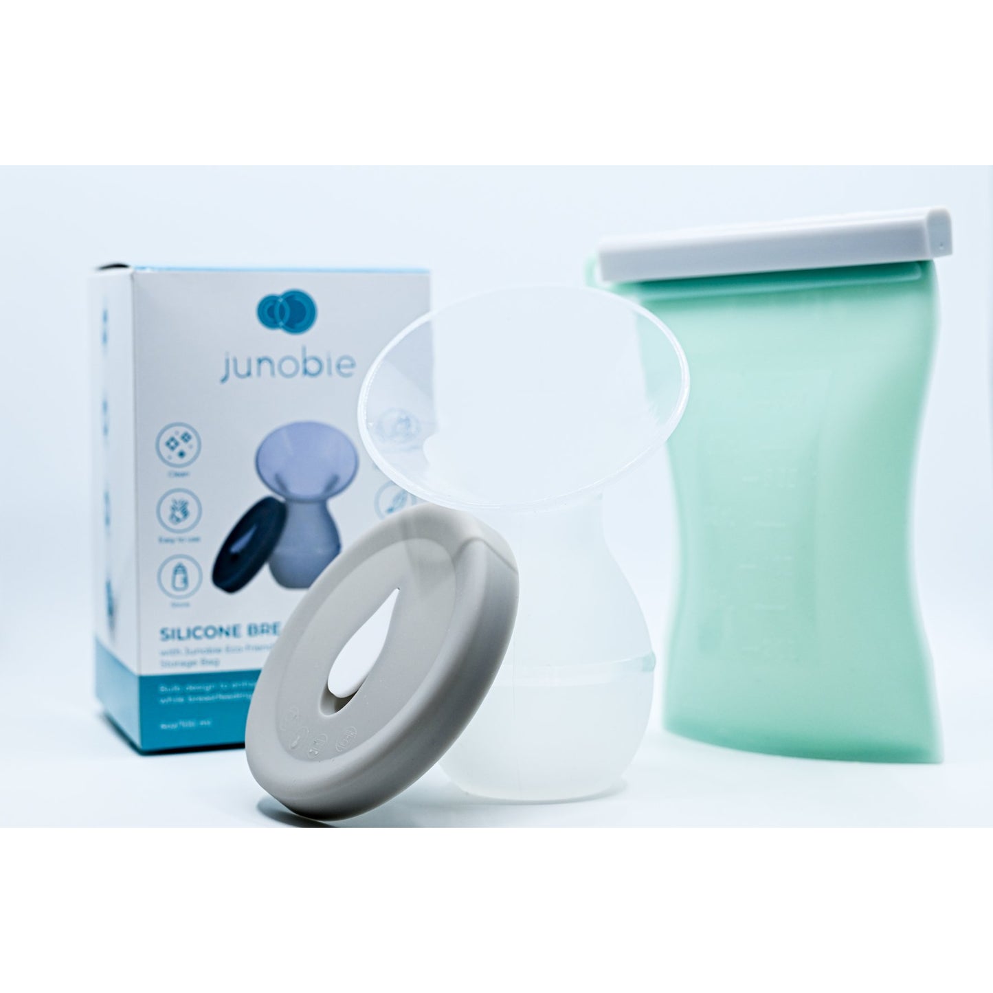 Junobie Milk and Snack Bag  w/Silicone Milk Collector