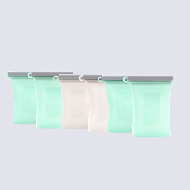 Junobie Reusable Breastmilk Storage Bags, Variety Pack